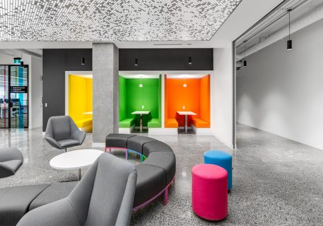 COLOUR ZONES TO SET MOOD AND ENHANCE RELATIONS IN COMMERCIAL INTERIOR DESIGN