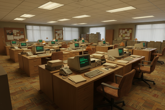 History of Office Design in Ontario: From Paper Desks to AI-Ready Workplaces