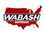 Wabash National logo with a map of the United States in the background