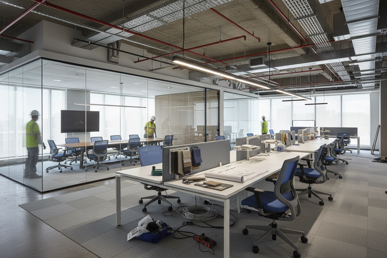 of a commercial office not a residence